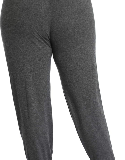 Load image into Gallery viewer, Women&#39;S plus Size Casual Lounge Yoga Pants Comfy Relaxed Joggers Pants Drawstring with Pockets

