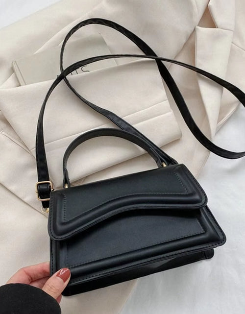 Load image into Gallery viewer, New Fashion Sling Shoulder Bag Trend PU Leather Messenger Handbags Solid Color Leisure Stylish Crossbody Bags for Women Girls
