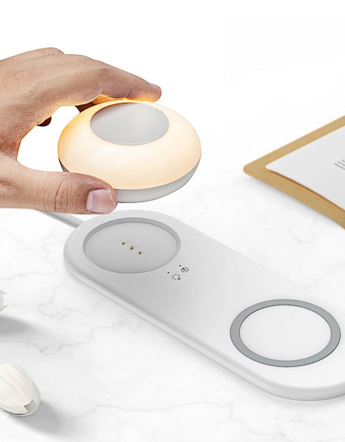 Load image into Gallery viewer, Wireless Charging Dot Night Light
